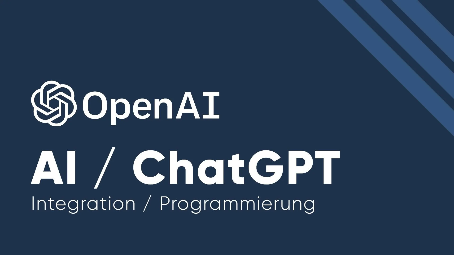 AI / OpenAI / ChatGPT
